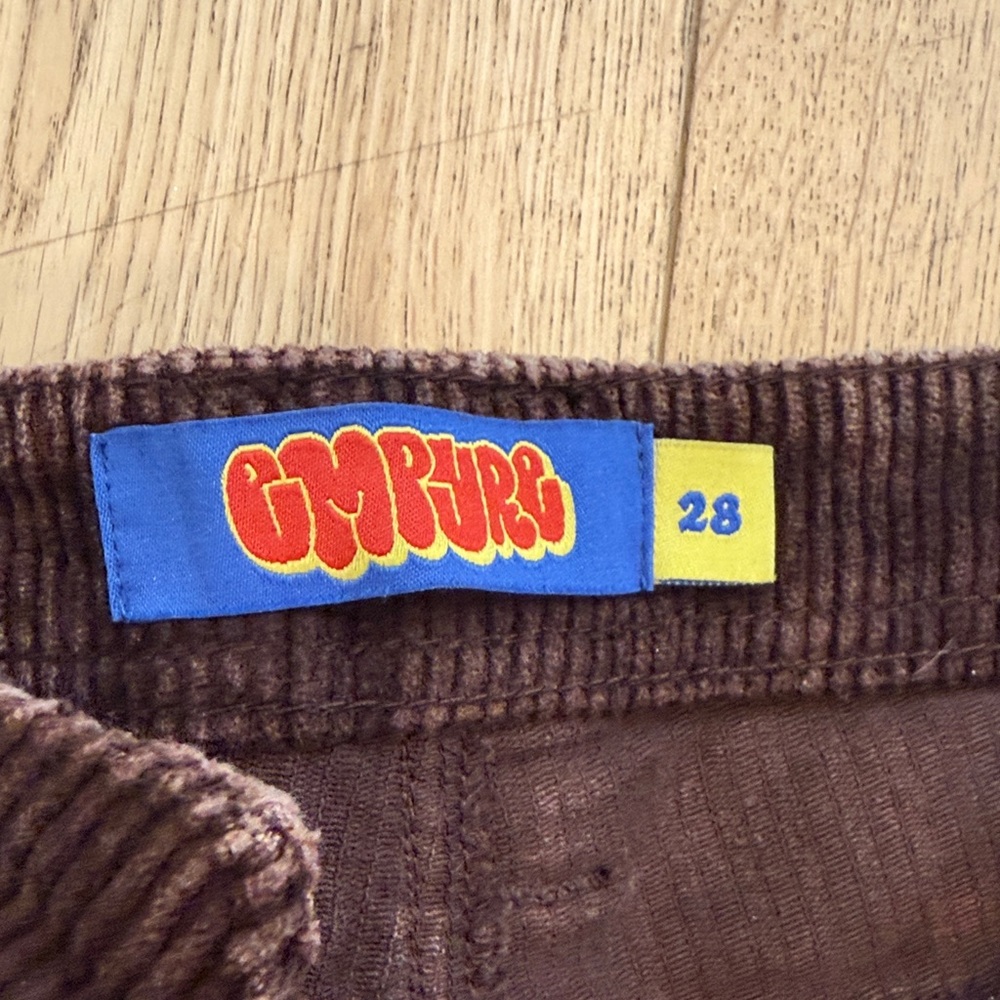 Empyre Dark Brown Corduroy Relax Loose Fit skate pants - Picture 3 of 8
